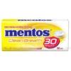 Kẹo Ngậm Không Đường Mentos Clean Breath Hương Chanh Bạc Hà Hộp 35G