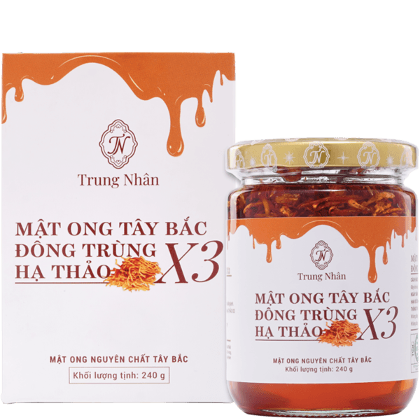 Mật Ong Tây Bắc Đông Trùng Hạ Thảo X3 240gr