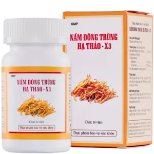Nấm Đông Trùng Hạ Thảo X3 (30 viên)